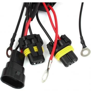 Arnés de relé para conversión de faros Xenon HID H11 9005 9006 12V 40A