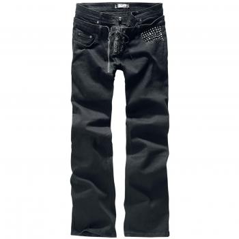 Rock Rebel by EMP Pantalones Boot-Cut Negro W32L34