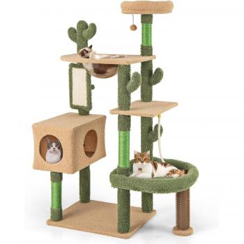Torre di Cactus Interne 150 cm – Multi‑livello con Graffio Sisal