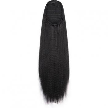Doris Beauty Black Straight Ponytail Hair Extension