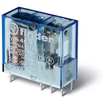 Finder 40‑R – Relais 5 mm, 1 VA, 16 A, 24 VDC, Résistant à l'Eau