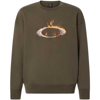 Sudadera Oakley MTL Solar Rail de Estilo Verde Oliva con Toque Naranja XL