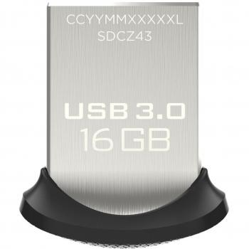 SanDisk Ultra Fit 16 GB Speicherstick USB 3.0 – 130 MB/s