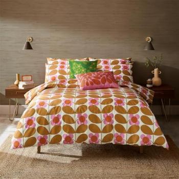 Orla Kiely Stem Bloom Bedding Set Saffron