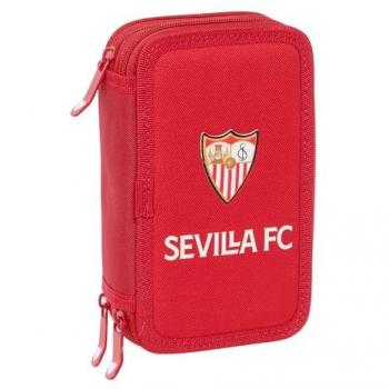 Estuche Escolar Sevilla FC 37 Pcs Resistente al Agua