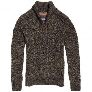 Superdry Anthrazit Pulli Jacob Henley XXL (Herren)