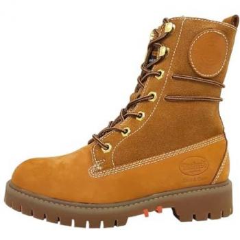 Dockers by Gerli Damen Winter Schnürstiefel gefüttert in Golden Tan
