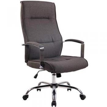 Portland Office Chair in Similpelle Grigio Oscuro