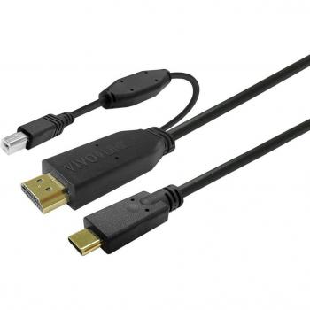 Vivolink 10 m USB‑C (Gen 3.2/1) Cable Negro – Conectividad Profesional