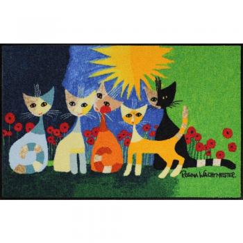 Rosina Wachtmeister Fußmatte Una bella compagnia 50 x 75 cm waschbare Fußmatte