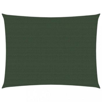 Sombra de Vela Verde Oscuro HDPE 160g/m² 2×3 m