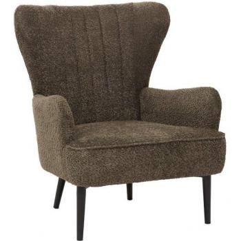 Öko-Tex Lounge-Sessel K37 in grün-braun