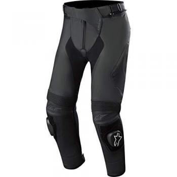 Herrenleder-Motorrad Hose Alpinestars Missile V2, Schwarz, 58 cm