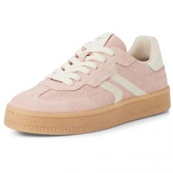 Tamaris Pink Leather White‑Stripe Sneaker (Female EU 36)