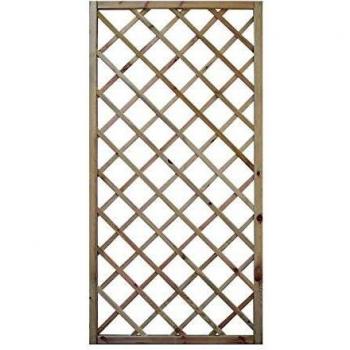 Grigliato in legno cm 90x180h naturale
