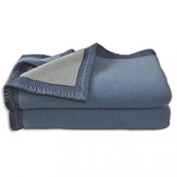 Couverture Laine Vierge « Bleu » 500 g/m² 180x240 cm