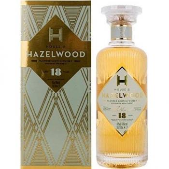 House of Hazelwood Aged 18 Years Old Blended Scotch Whisky 40% 50CL In Presentation Case