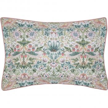 Strawberry Thief Pillowcase Cochineal Pink