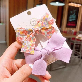 DIY Korean Flower Hair Clip Set – 2Bows