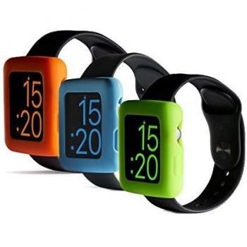 Set di Custodie Boomtime per Apple Watch 42 mm – Verde/Blu/Arancio