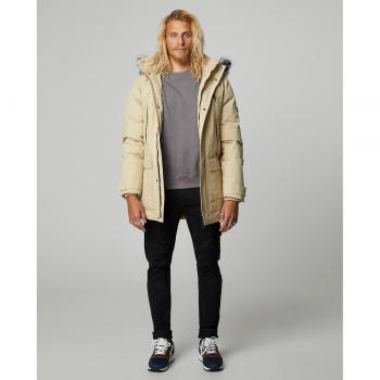 Parka Longitud Completa con Pelo Hombre