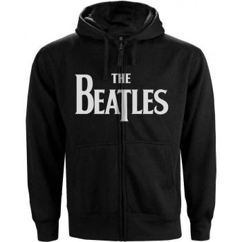 Sweat à capuchon noir « The Beatles » adulte, coupe drop T, XL