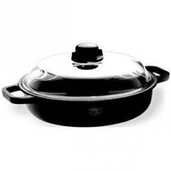 RisoLì Sartén y Cubierta para Cocina por Inducción, 28 cm, Antracita