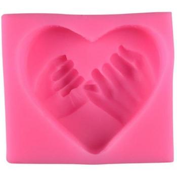 Molde de Silicona para Jabón Corazón 3D
