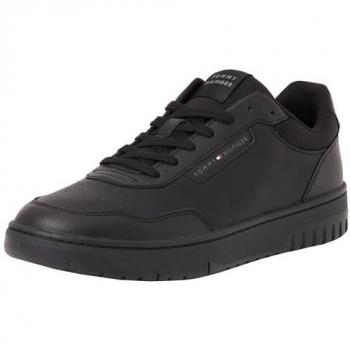 Plateausneaker TOMMY HILFIGER TH BASKET CORE LITE LTH Gr. 44, schwarz