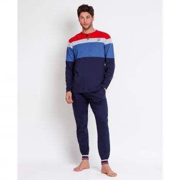 Pigiama Lois Uomo Maniche Lunghe Grigio XL