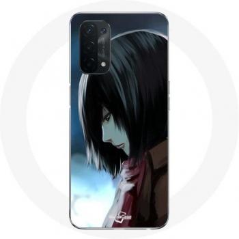 Étui Oppo A74 5G Manga Mikasa Ackerman Attaque des Titans