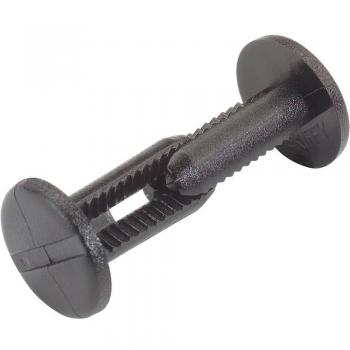 PB Fastener 10er Set Spreiznieten 5,5 mm Schwarz
