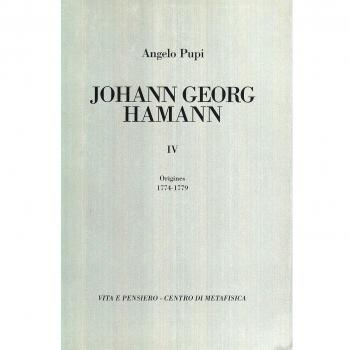 Johann Georg Hamann. Origines 1774-1779
