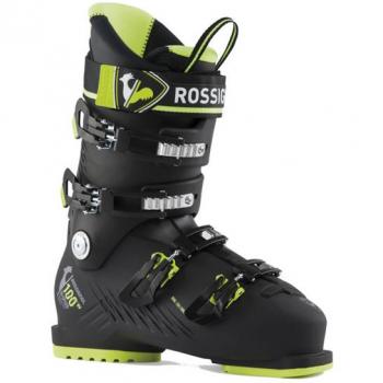 Scarponi da sci alpino Rossignol Hi-Speed 100 HV unisex nero giallo 28.5