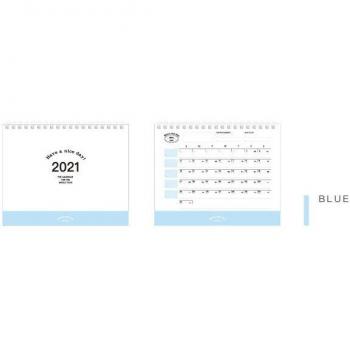 Solid Color Timetable Desk Calendar