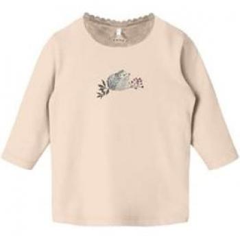 Blusa Nbfniah Crema di Burro – Maniche Lunghe