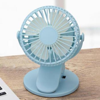 Tragbarer USB-Lüfter mit Klemme – 360° Rotation, still, zum Aufladen geeignet