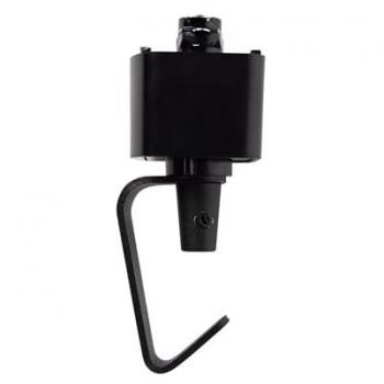 Pendeladapter für 1-Phasen Stromschiene in Schwarz