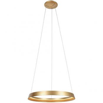 Lampada a sospensione Ringlux LED, 1 luce, color oro, metallo