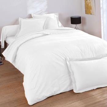 Housse de Couette 200x200 en Coton Blanc – Becquet