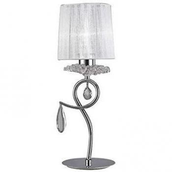 Louise Eleganza 1 Luce E27 con Paralume Cromo