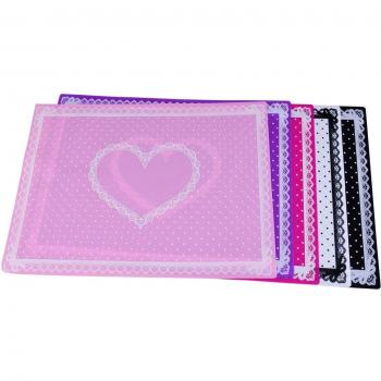 Foldable Heart-Shaped Silicone Lace Nail Art Hand Pad