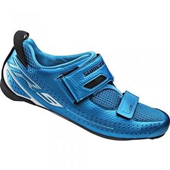 Shimano Fahrradschuhe SH-TR9 für Erwachsene, Größe 43, Blau