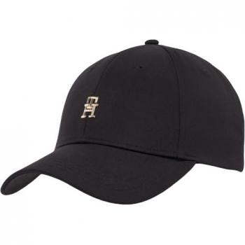 Cap Tommy Hilfiger Trendy Chic Cap AW0AW17128 Schwarz