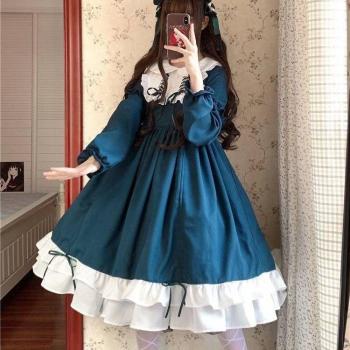 Viktorianisches Tageskleid – Loli Stil mit knopflosem Design