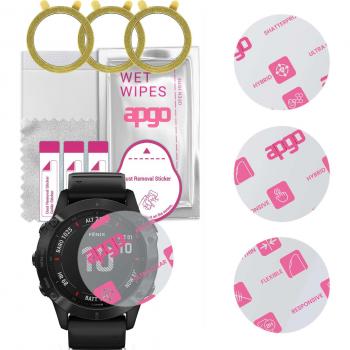 3x Scratch-Resistant Hybrid Glass for Garmin Fenix 6X Pro