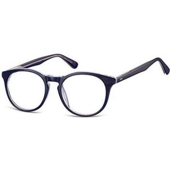 Montura Ovalada Azul con Lentes Recetados y Filtrado Antíaureola – SmartBuy