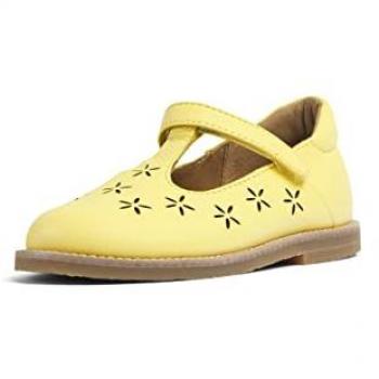 Savina Yellow Casual Chic Leather Girl Shoes Size 29