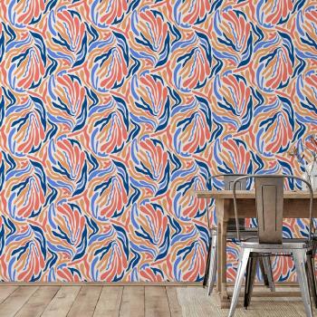 Tapisserie zèbre à l’effet Matisse, format 156x270 cm