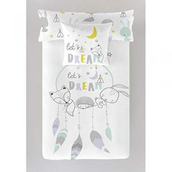 Funda Nórdica Infantil 100% Algodón Reversible Let's Dream Cool Kids Fabricado en España 180x220 cm